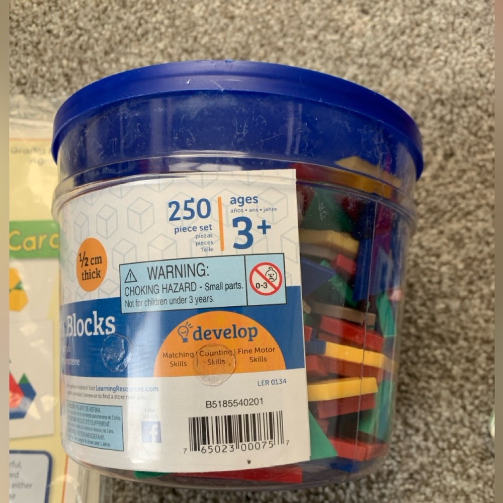 Learning Resources Pattern Block Activity Set Grades Pre-K - 3 - Picture 4 of 5